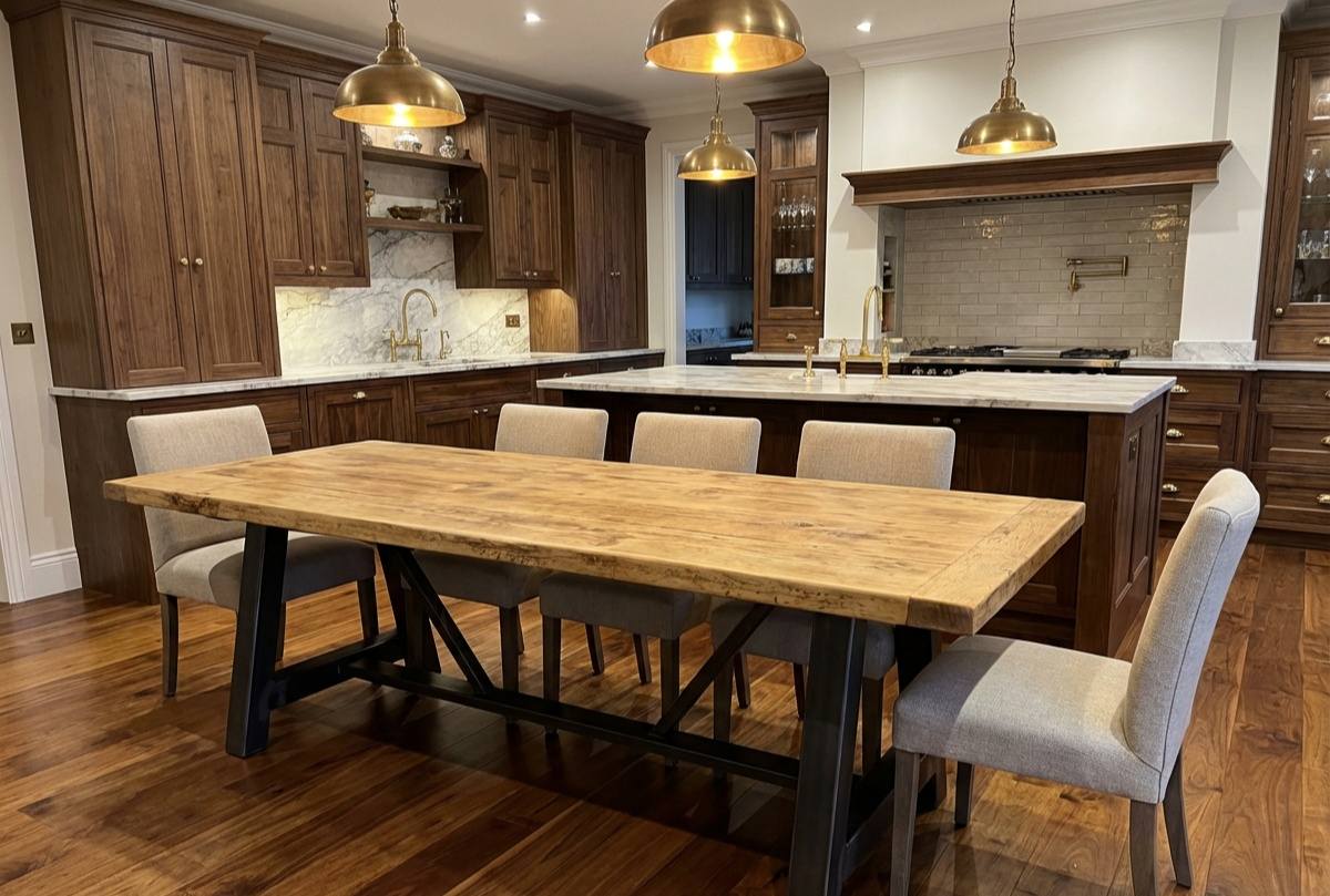 A Frame Rustic Dining Table