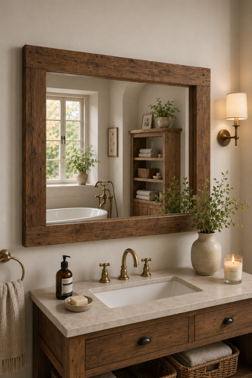 Reclaimed Wood Mirror