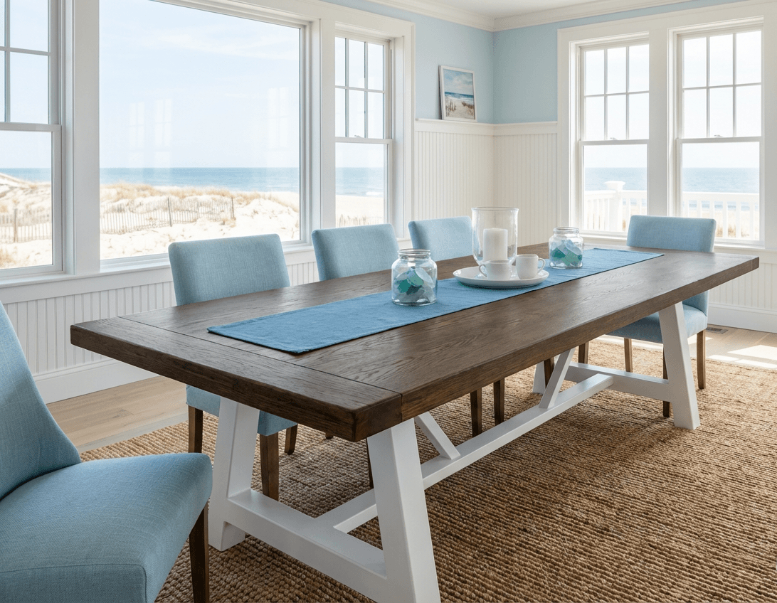 A Frame Rustic Dining Table